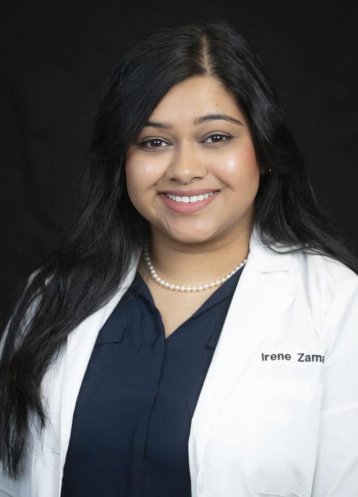 Headshot od Dr. Irene Zaman