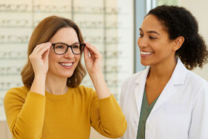 How You KNow You Need Glasses with a comprehensive eye exam at Vantage Eye Center